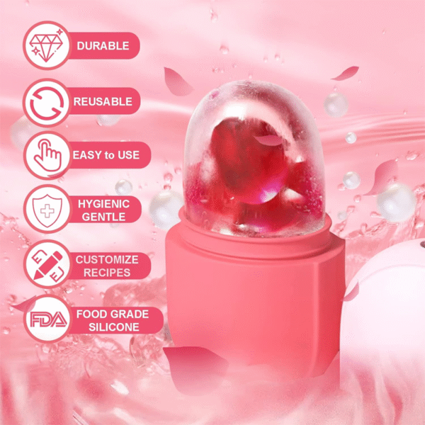 Facial Beauty - Silicon Ice Cube Face Roller